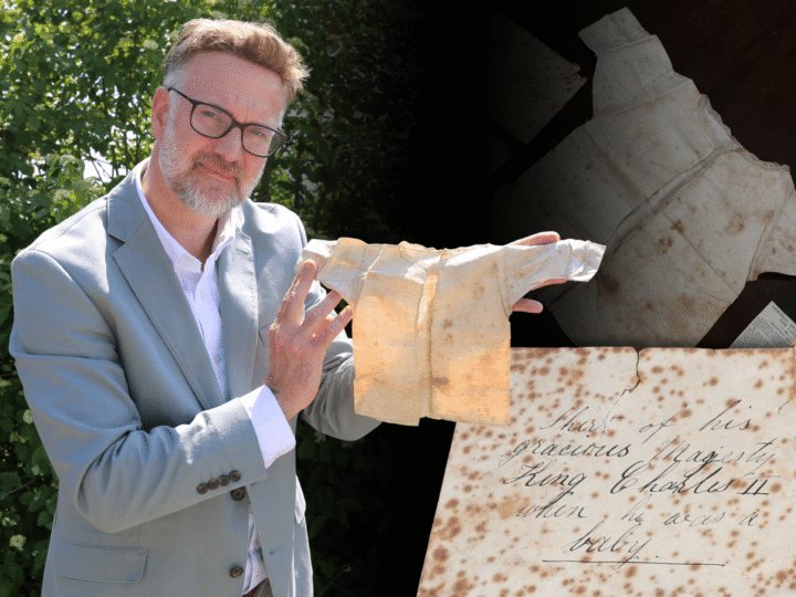 Fit for a king – baby shirt worn by Charles II could make a princely sum at auction