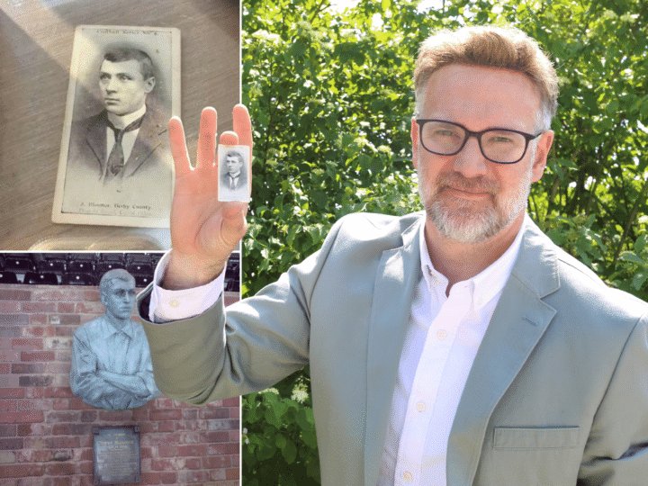 As we gear up for a summer of football, a remarkable survivor from the game’s earliest golden age has emerged – a rare cigarette card depicting legendary Derby County striker Steve Bloomer, writes Charles Hanson