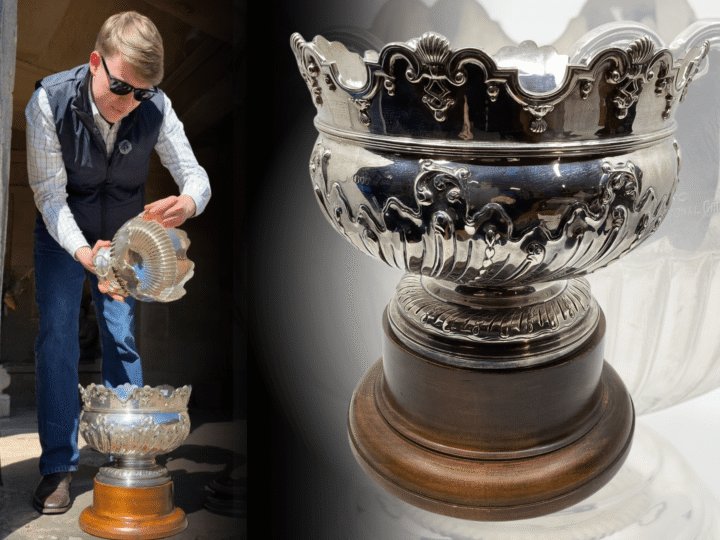 Two silver monteith bowls punch above their weight at Hansons Auctioneers’ sale