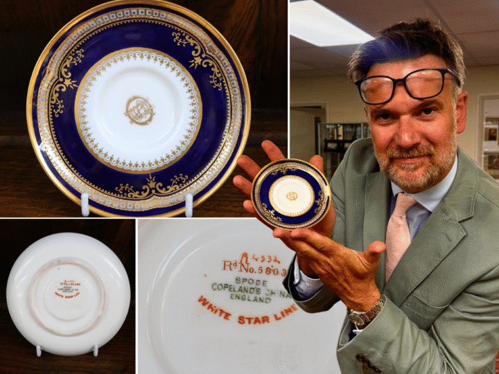 Saucer Bought 50 Years Ago Sails to £10,500 at Auction Thanks to Titanic Link